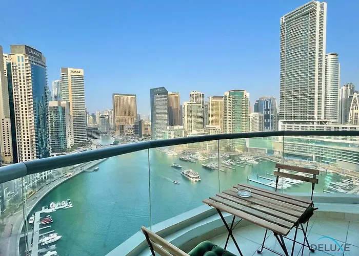 Full Marina And Ain Dubai Wheel View 1Br At The Point Dubai Marina By Deluxe Holiday Homes